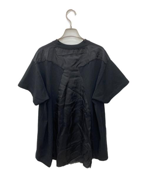 MM6 Maison Margiela（エムエムシックスメゾンマルジェラ）MM6 Maison Margiela (エムエムシックスメゾンマルジェラ) 半袖カットソー ブラック サイズ:Ｍ 未使用品の古着・服飾アイテム