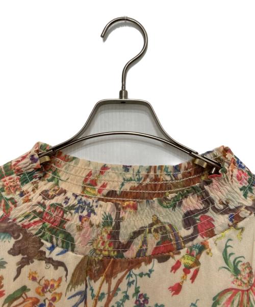 VIVIENNE TAM（ヴィヴィアンタム）VIVIENNE TAM (ヴィヴィアンタム) 総柄ブラウス ベージュ サイズ:2の古着・服飾アイテム