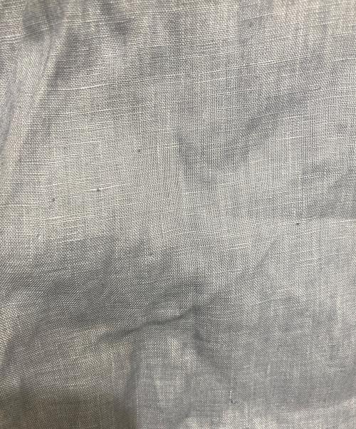 BEARDSLEY（ビアズリー）BEARDSLEY (ビアズリー) 裾レースリネンブラウス スカイブルー サイズ:Fの古着・服飾アイテム