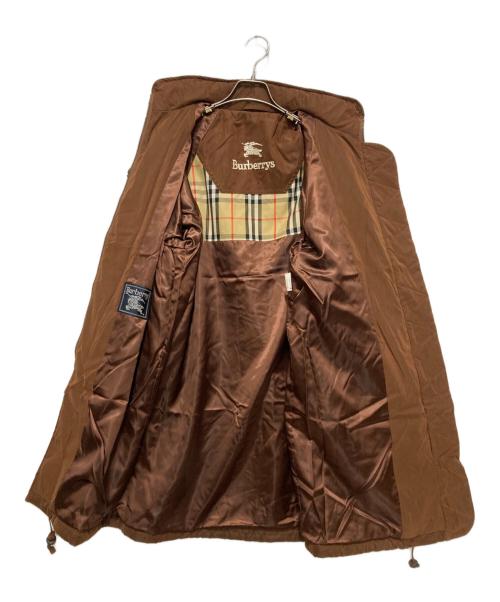 Burberry's（バーバリー）Burberry's (バーバリーズ) 刺繍中綿コート ブラウン サイズ:SIZE 7の古着・服飾アイテム