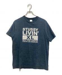 stussy（ステューシー）の古着「プリントTシャツ」｜ネイビー