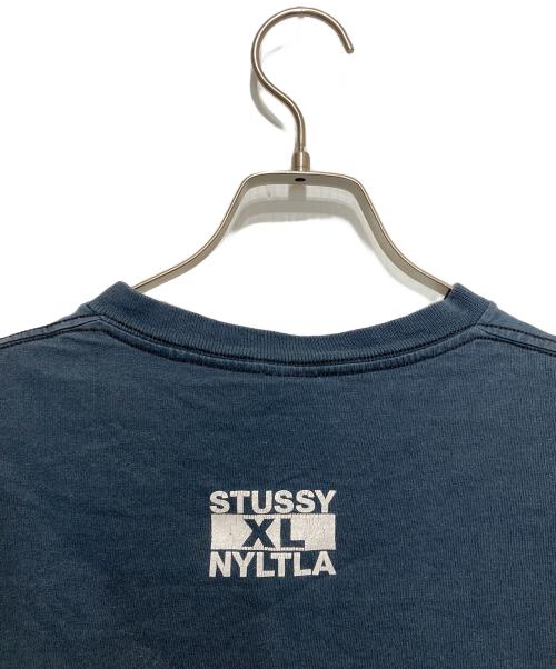 stussy（ステューシー）stussy (ステューシー) プリントTシャツ ネイビー サイズ:Mの古着・服飾アイテム