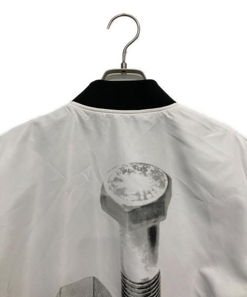 ARMANI EXCHANGE（アルマーニ エクスチェンジ）ARMANI EXCHANGE (アルマーニ エクスチェンジ) リバーシブルジャケット ブラック×ホワイト サイズ:Sの古着・服飾アイテム