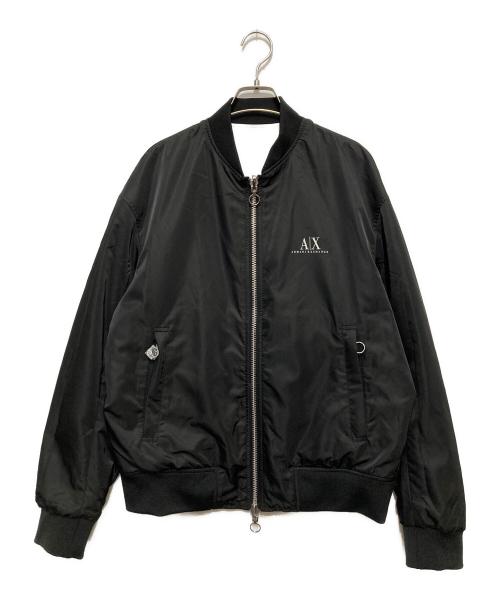ARMANI EXCHANGE（アルマーニ エクスチェンジ）ARMANI EXCHANGE (アルマーニ エクスチェンジ) リバーシブルジャケット ブラック×ホワイト サイズ:Sの古着・服飾アイテム
