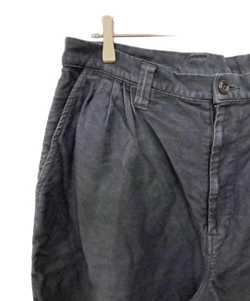 Porter Classic（ポータークラシック）Porter Classic (ポータークラシック) タックパンツ ブラック サイズ:Lの古着・服飾アイテム