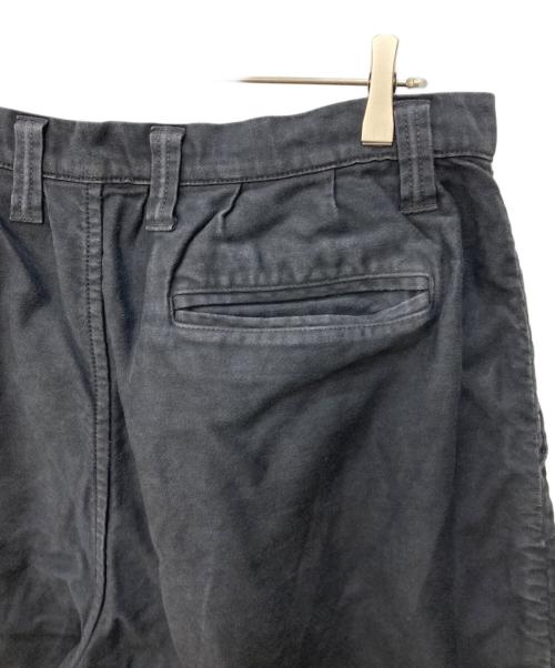 Porter Classic（ポータークラシック）Porter Classic (ポータークラシック) タックパンツ ブラック サイズ:Lの古着・服飾アイテム