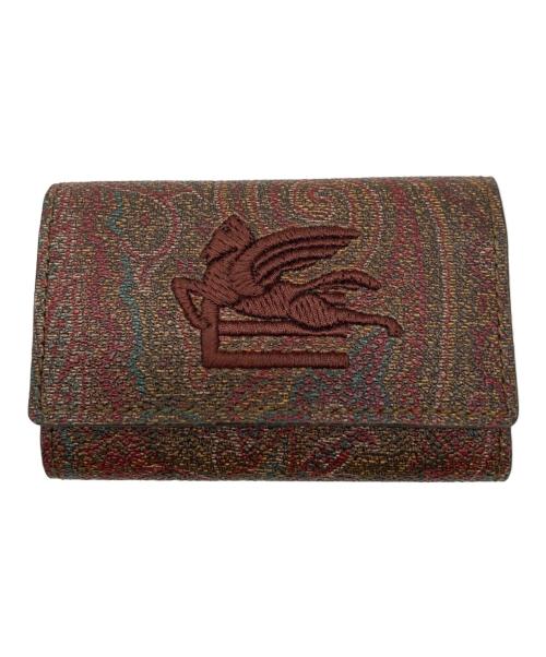 ETRO（エトロ）ETRO (エトロ) ペガソペイズリーキーケース ブラウンの古着・服飾アイテム