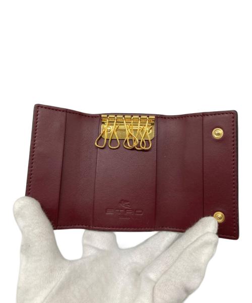 ETRO（エトロ）ETRO (エトロ) ペガソペイズリーキーケース ブラウンの古着・服飾アイテム