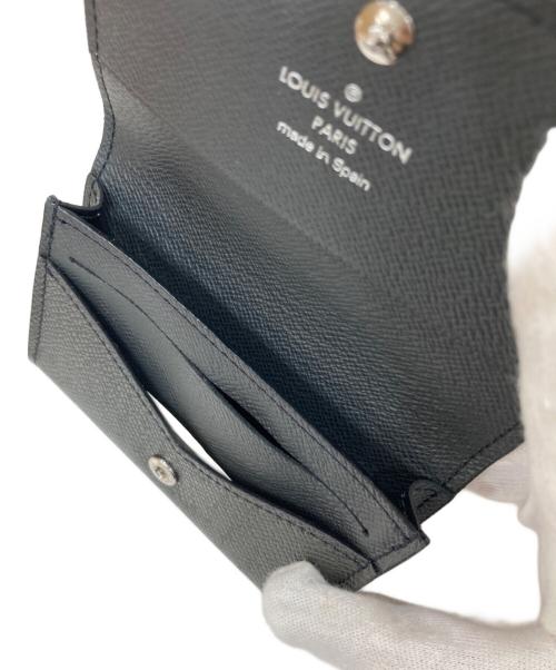 LOUIS VUITTON（ルイ ヴィトン）LOUIS VUITTON (ルイ ヴィトン) カードケース ブラックの古着・服飾アイテム