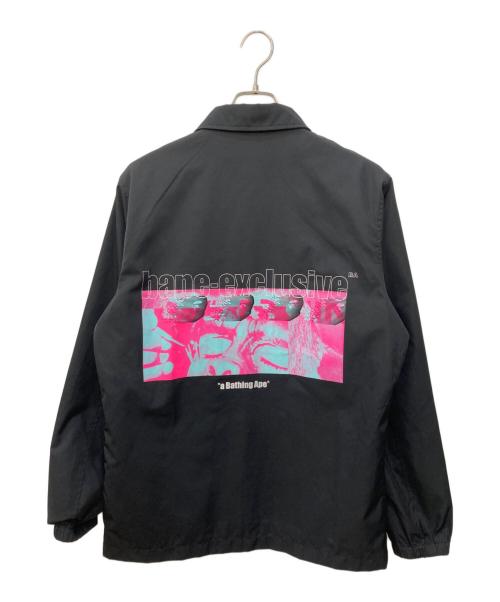 A BATHING APE（ア ベイシング エイプ）A BATHING APE (ア ベイシング エイプ) コーチジャケット ブラック サイズ:Sの古着・服飾アイテム