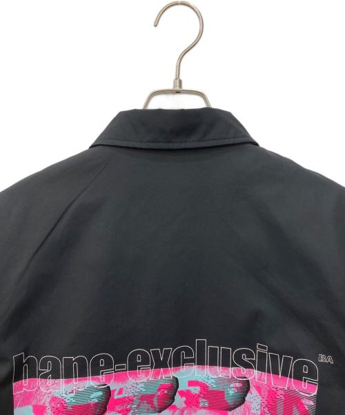 A BATHING APE（ア ベイシング エイプ）A BATHING APE (ア ベイシング エイプ) コーチジャケット ブラック サイズ:Sの古着・服飾アイテム