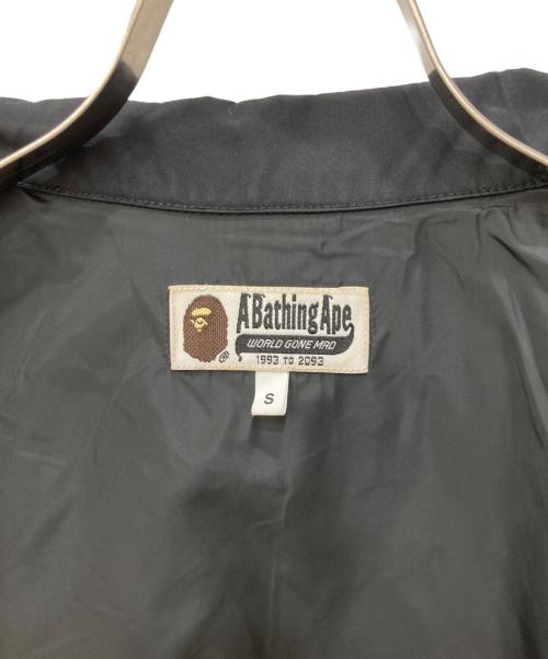 A BATHING APE（ア ベイシング エイプ）A BATHING APE (ア ベイシング エイプ) コーチジャケット ブラック サイズ:Sの古着・服飾アイテム