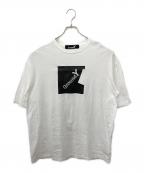 GROUND Yグラウンドワイ）の古着「パッチワークデザインTシャツ」｜ホワイト