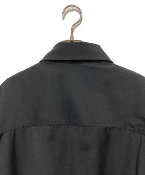 STERNBERG（スタンバーグ）STERNBERG (スタンバーグ) ウールトロミリタリーシャツジャケット ブラック サイズ:Mの古着・服飾アイテム