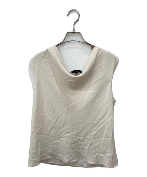 theory（セオリー）theory (セオリー) SS COWL TOP ブラウス ベージュ サイズ:Ｓの古着・服飾アイテム