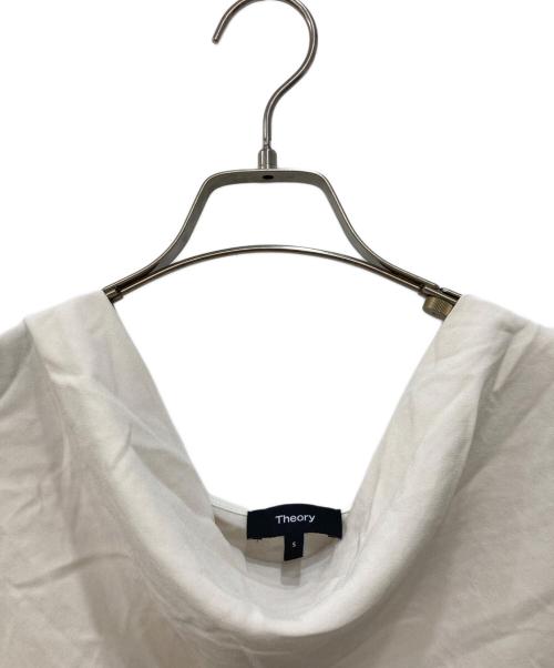 theory（セオリー）theory (セオリー) SS COWL TOP ブラウス ベージュ サイズ:Ｓの古着・服飾アイテム