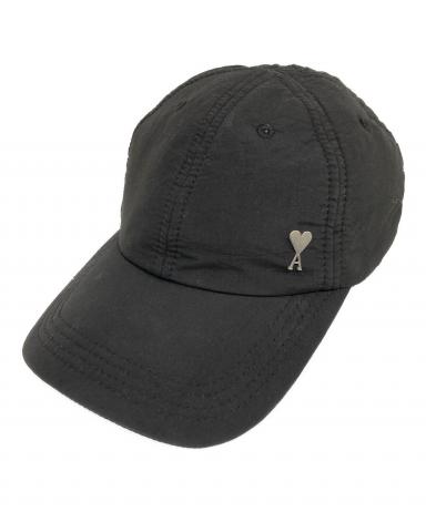 中古・古着通販】AMI PARIS (アミ パリス) キャップ ブラック