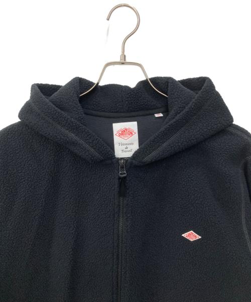 DANTON（ダントン）DANTON (ダントン) FLEECE ZIP PARKA ブラック サイズ:SIZE 40の古着・服飾アイテム