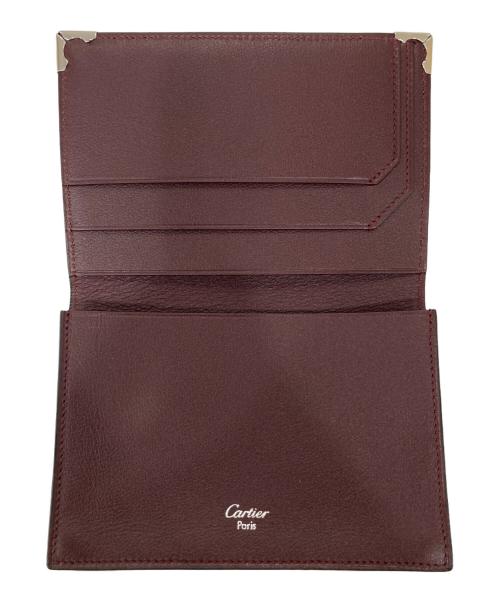 Cartier（カルティエ）Cartier (カルティエ) カードケース ブラックの古着・服飾アイテム