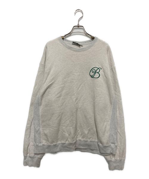 BlackEyePatch（ブラックアイパッチ）BlackEyePatch (ブラックアイパッチ) B EMBLEM CREW SWEAT グレー サイズ:XLの古着・服飾アイテム