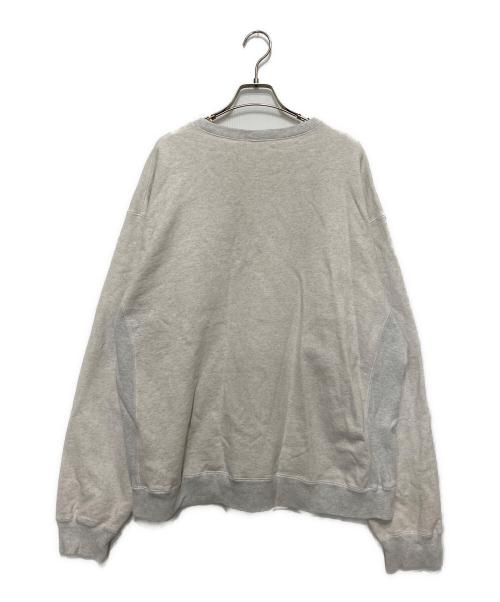 BlackEyePatch（ブラックアイパッチ）BlackEyePatch (ブラックアイパッチ) B EMBLEM CREW SWEAT グレー サイズ:XLの古着・服飾アイテム