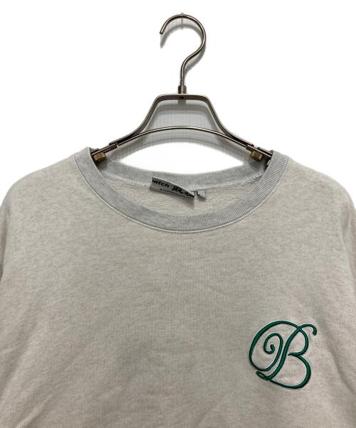 BlackEyePatch（ブラックアイパッチ）BlackEyePatch (ブラックアイパッチ) B EMBLEM CREW SWEAT グレー サイズ:XLの古着・服飾アイテム