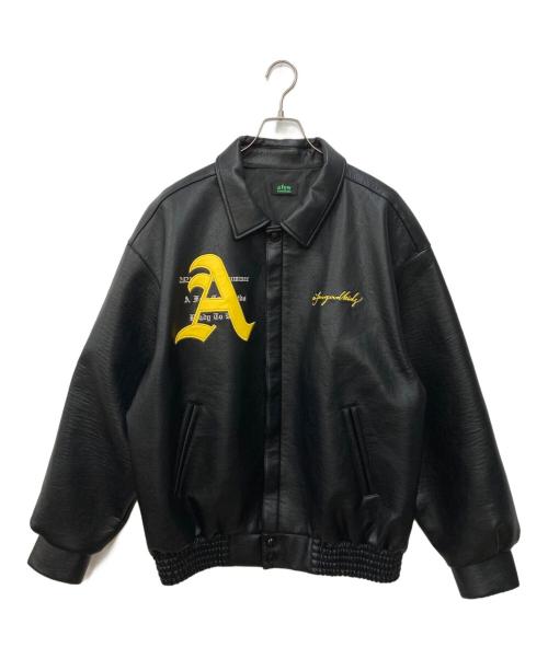A FEW GOOD KIDS（アフューグッドキッズ）A FEW GOOD KIDS (アフューグッドキッズ) PUレザーRACING LEATHER JACKET ブラック サイズ:Lの古着・服飾アイテム