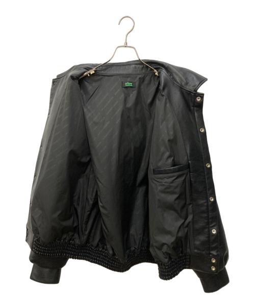 A FEW GOOD KIDS（アフューグッドキッズ）A FEW GOOD KIDS (アフューグッドキッズ) PUレザーRACING LEATHER JACKET ブラック サイズ:Lの古着・服飾アイテム