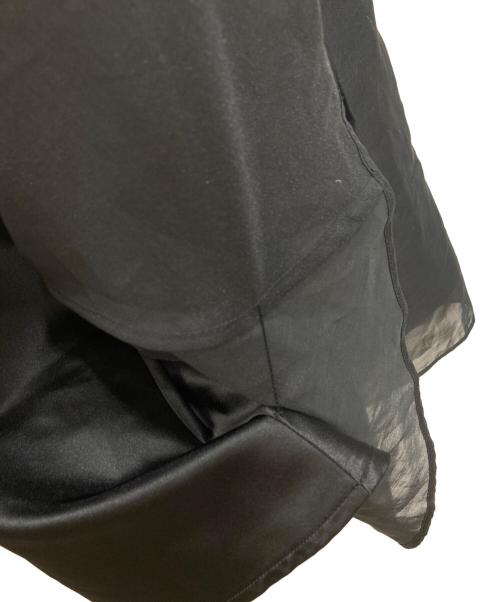 CELFORD（セルフォード）CELFORD (セルフォード) シアーフレアスカート ブラック サイズ:36の古着・服飾アイテム