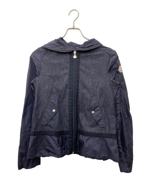 MONCLER（モンクレール）MONCLER (モンクレール) デニムマウンテンパーカー ネイビー サイズ:14の古着・服飾アイテム