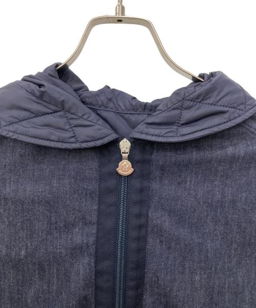 MONCLER（モンクレール）MONCLER (モンクレール) デニムマウンテンパーカー ネイビー サイズ:14の古着・服飾アイテム