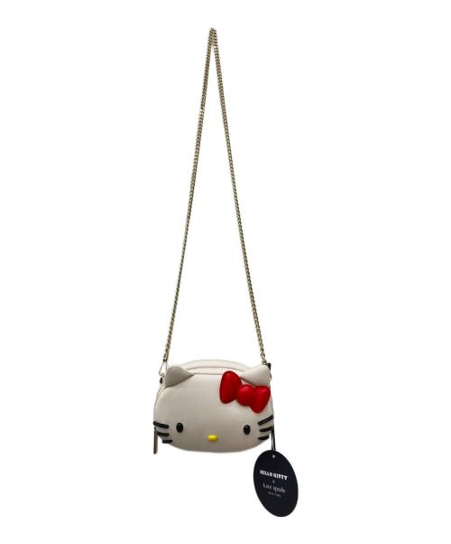 Kate Spade（ケイトスペード）Kate Spade (ケイトスペード) HELLO KITTY (ハローキティ) 3D Crossbody Bag アイボリー 未使用品の古着・服飾アイテム