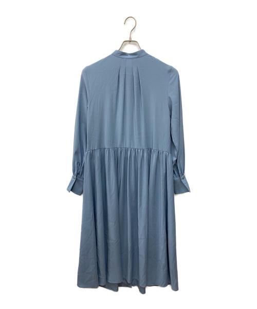 PLST（プラステ）PLST (プラステ) ウエストギャザーワンピース スカイブルー サイズ:S 未使用品の古着・服飾アイテム