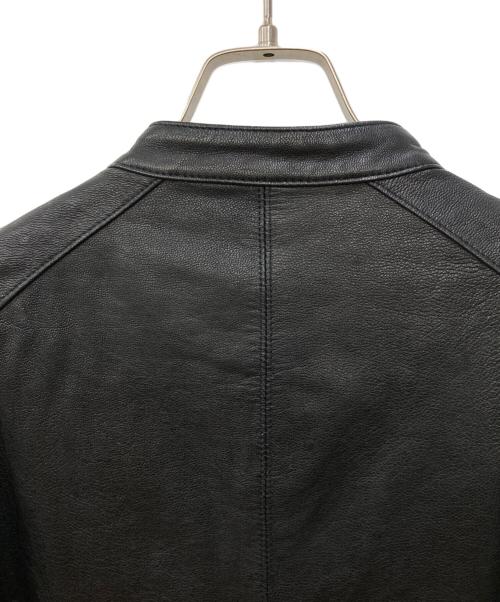 renoma HOMME（レノマオム）renoma HOMME (レノマオム) ラムレザーシングルライダースジャケット ブラック サイズ:不明の古着・服飾アイテム