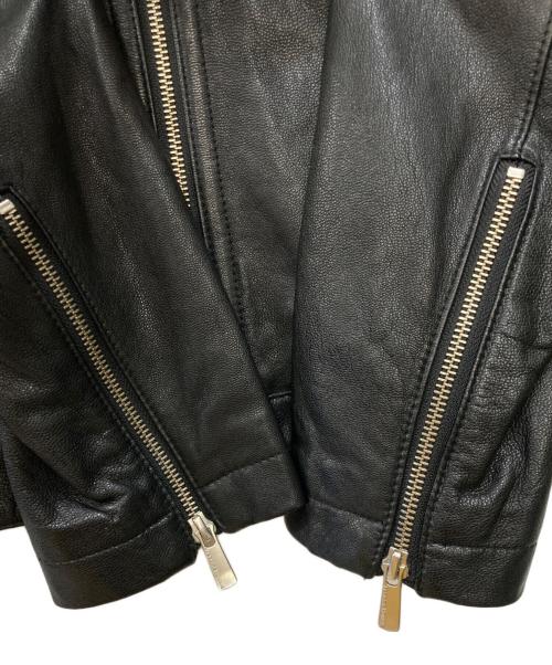 renoma HOMME（レノマオム）renoma HOMME (レノマオム) ラムレザーシングルライダースジャケット ブラック サイズ:不明の古着・服飾アイテム