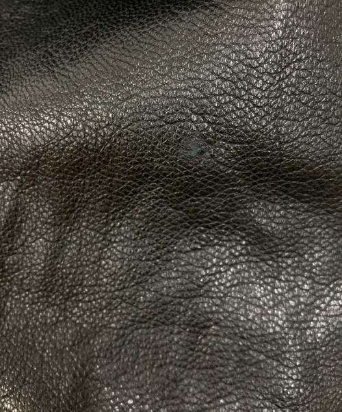 renoma HOMME（レノマオム）renoma HOMME (レノマオム) ラムレザーシングルライダースジャケット ブラック サイズ:不明の古着・服飾アイテム