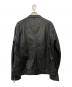 renoma HOMME (レノマオム) ラムレザーシングルライダースジャケット ブラック サイズ:不明：8000円
