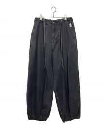 version of you（バージョンオブユー）の古着「Baggy Denim Pants」｜グレー