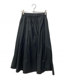 DEUXIEME CLASSE（ドゥーズィエム クラス）の古着「Pleasantlyロングスカート」｜ブラック