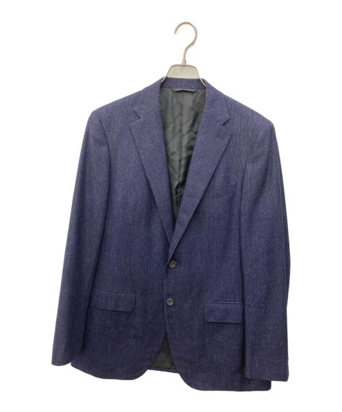 D'URBAN（ダーバン）D'URBAN (ダーバン) シルクリネン混セットアップスーツ ネイビー サイズ:SIZE AB7の古着・服飾アイテム