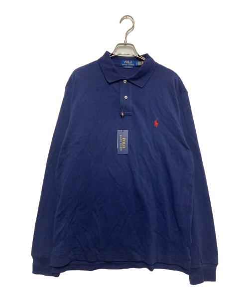 POLO RALPH LAUREN（ポロ・ラルフローレン）POLO RALPH LAUREN (ポロ・ラルフローレン) ポロシャツ ネイビー サイズ:L 未使用品の古着・服飾アイテム