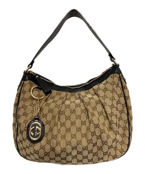 GUCCI（グッチ）GUCCI (グッチ) スーキーワンショルダーバッグ ベージュの古着・服飾アイテム