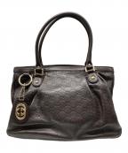 GUCCIグッチ）の古着「グッチシマ スーキー トートバッグ」｜ブラウン