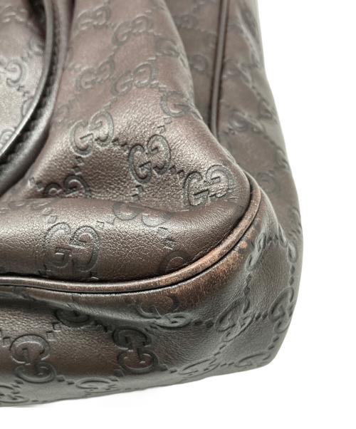 GUCCI（グッチ）GUCCI (グッチ) グッチシマ スーキー トートバッグ ブラウンの古着・服飾アイテム