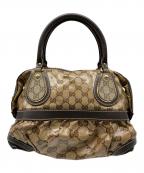 GUCCIグッチ）の古着「GGクリスタルハンドバッグ」