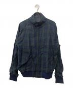 BARACUTA×BEAMS PLUSバラクータ×ビームスプラス）の古着「別注リバーシブルG9 ブルゾン」｜グリーン×ブラック