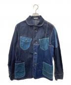 ETERNALエターナル）の古着「クレイジーパターンデニムカバーオール」｜インディゴ