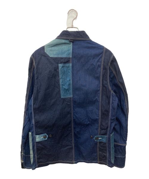 ETERNAL（エターナル）ETERNAL (エターナル) クレイジーパターンデニムカバーオール インディゴ サイズ:XLの古着・服飾アイテム