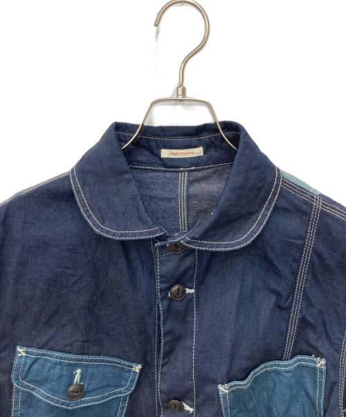 ETERNAL（エターナル）ETERNAL (エターナル) クレイジーパターンデニムカバーオール インディゴ サイズ:XLの古着・服飾アイテム