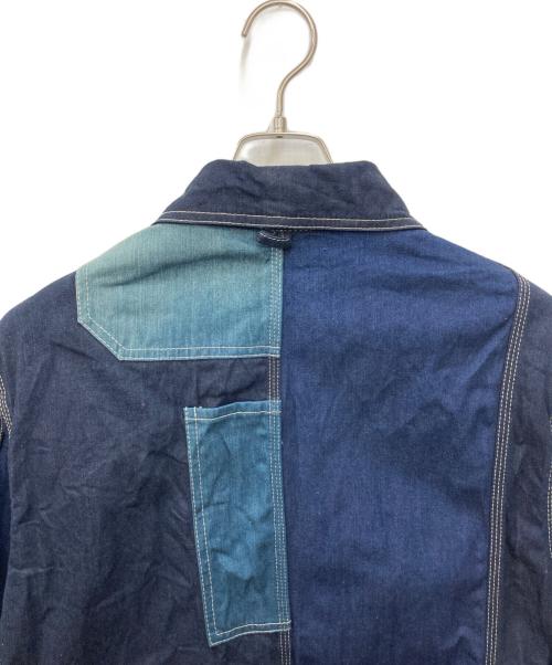 ETERNAL（エターナル）ETERNAL (エターナル) クレイジーパターンデニムカバーオール インディゴ サイズ:XLの古着・服飾アイテム